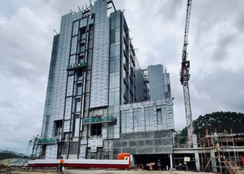 Progres pembangunan Hotel Nusantara di IKN