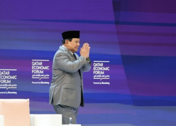 Prabowo Subianto hadiri Qatar Economic Forum. Pada kesempatan itu Prabowo mengatakan akan menganggarkan Rp16 T untuk IKN per Tahun.