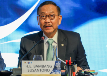 Kepala Otorita IKN dalam World Water Forum ke-10 di BICC, Bali, Selasa 21 Mei 2024.