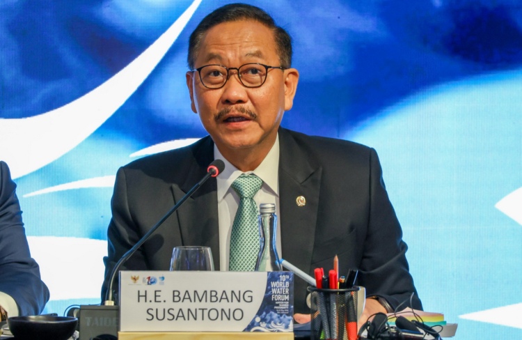 Kepala Otorita IKN dalam World Water Forum ke-10 di BICC, Bali, Selasa 21 Mei 2024.