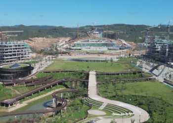 Pembangunan tahap 1 IKN, Mei 2024. Foto: Tangkapan Layar/Youtube/WPS Channel