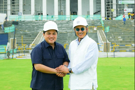 Erick Thohir bersama Bos Emaar Properties di IKN, Minggu 26 Mei 2024