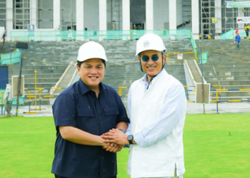 Erick Thohir bersama Bos Emaar Properties di IKN, Minggu 26 Mei 2024