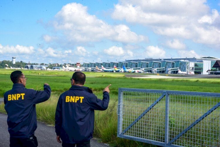 Jelang HUT Ke-79 RI di IKN, BNPT Perkuat Sistem Pengamanan di Bandara Sepinggan