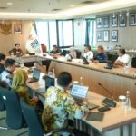 Erick Thohir saat rapat bersama petinggi BUMN