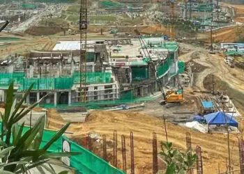 Suasana proyek di IKN
