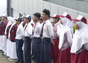 Upacara Hari Lahir Pancasila di depan Kantor Dishub Pemkot Balikpapan, Sabtu 1 Juni 2024