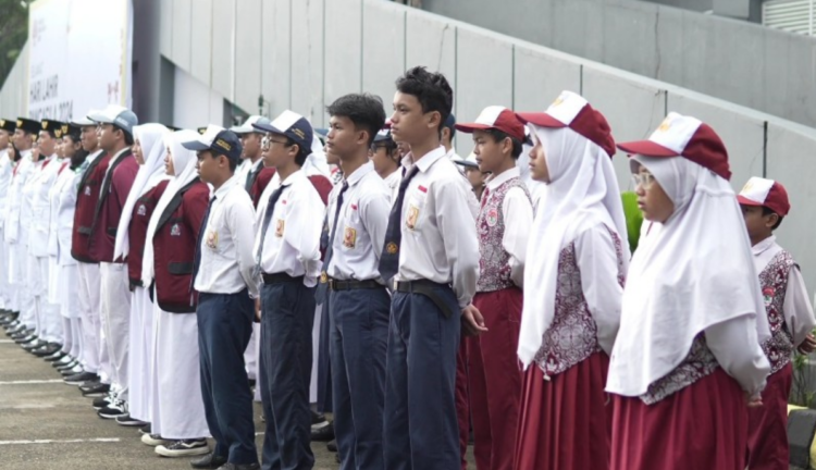 Upacara Hari Lahir Pancasila di depan Kantor Dishub Pemkot Balikpapan, Sabtu 1 Juni 2024