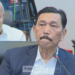Menko Marves, Luhut Binsar Pandjaitan rapat Kerja di Banggar DPR, pada Rabu 5 Juni 2024.