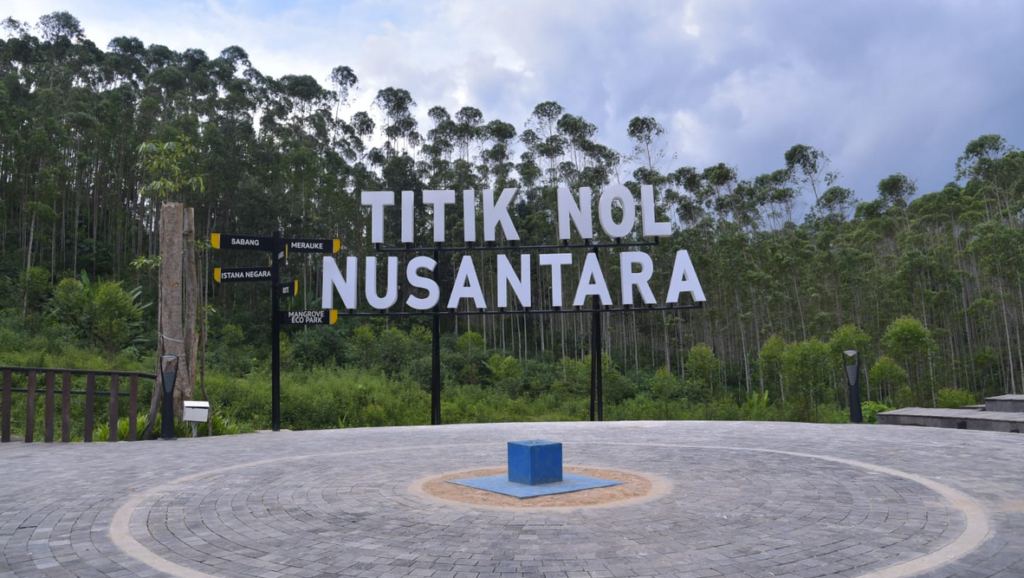 Titik Nol Nusantara di kawasan IKN. Foto: Setpres