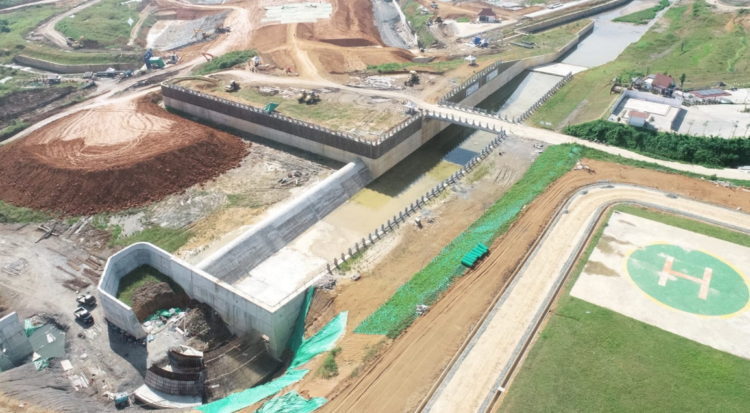 Bendungan Sepaku Semoi yang telah diresmikan Presiden Jokowi pada Selasa 4 Juni 2024 lalu, akan memasok air ke 2 wilayah yakni IKN dan Kota Balikpapan. Foto: Bendungan Sepaku Semoi/PUPR