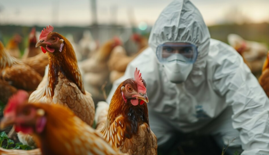 Australia suntik mati 500 ribu ayam karena flu burung. Foto: Ilustrasi/AI by Freepik