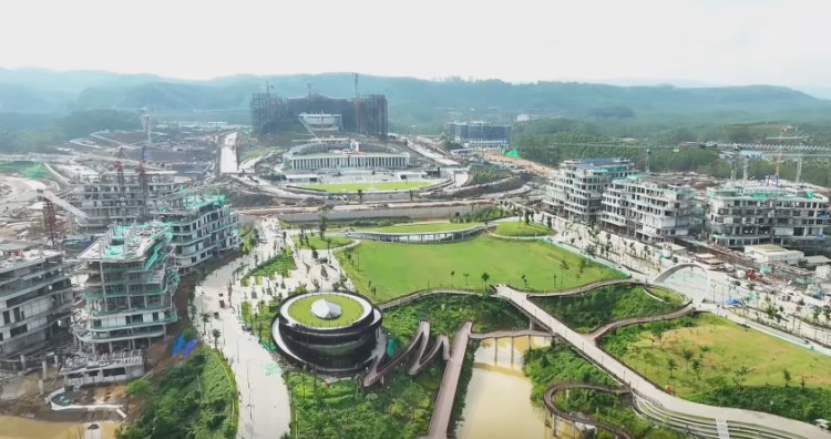 Penampakan pembangunan IKN terkini, Senin 17 Juni 2024. Foto: Tangkapan Layar/Youtube Dian Rana