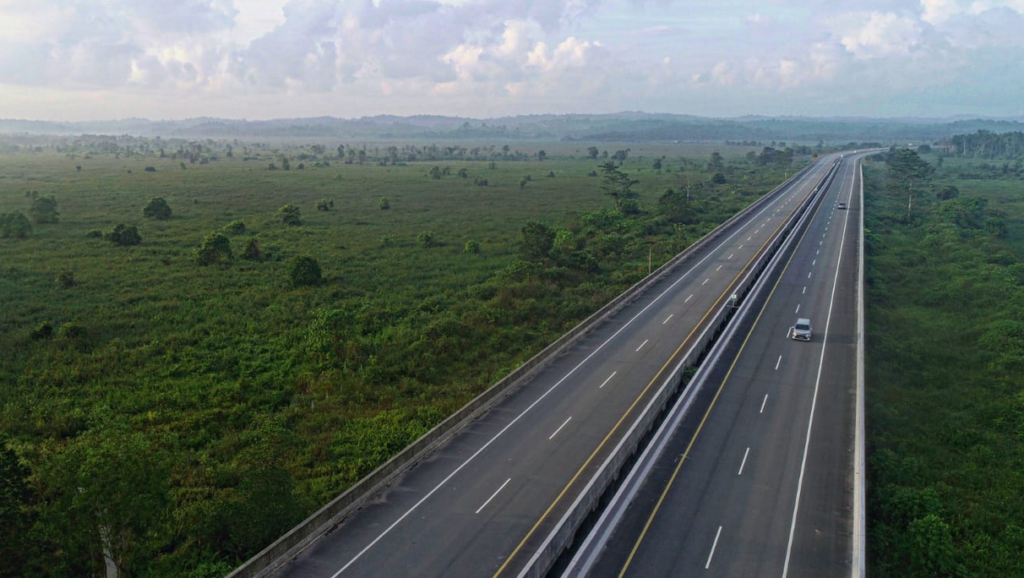 Jalan Tol Balikpapan-Samarinda. Foto: Dok/BPJT-PUPR