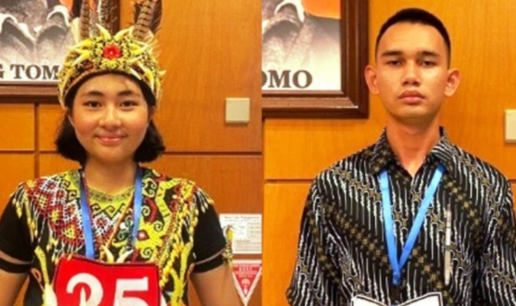 2 pelajar Paskibra terpilih jadi calon anggota Paskibra Pusat 2024. Foto: Istimewa