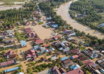Sepaku mengalami banjir bandang pada Senin 24 Juni 2024