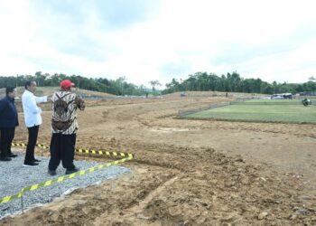 Pembangunan fasilitas sepak bola atau Training Center (TC) PSSI di IKN diharap bisa melahirkan bintang masa depan. Foto: Dok Setpres