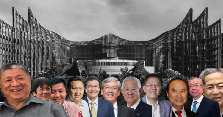 (Kiri ke kanan) Sugianto Kusuma, Anthony Salim,Franky WIjaya, Maruarar Sirait, Boy Thohir,Prajogo Pangestu, Eka Tjandranegara, Kuncoro Wibowo,William Katuari, Budi Hartono. Kolase: Iknpos.id