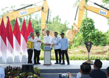 Peletakan batu pertama bank BTN di IKN