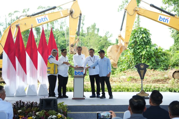 Peletakan batu pertama bank BTN di IKN