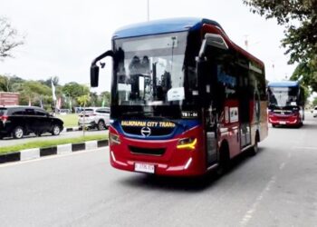 Bus Balikpapan City Trans Diujicoba, Bisa Dukung Konektivitas ke IKN