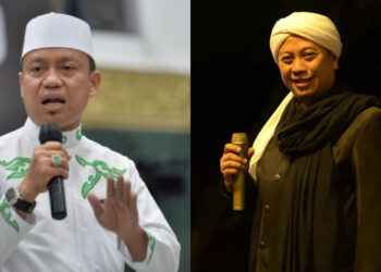 Das'ad latif (kiri) dan Opick (kanan). kolase: iknpos.id