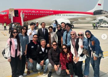 Presiden Jokowi Bertolak ke IKN, Sejumlah Artis dan Influencer Turut Serta