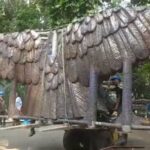 Patung Garuda Take Off untuk dipasang di Bandara IKN