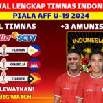 Jadwal pertandingan Piala AFF U-19 2024