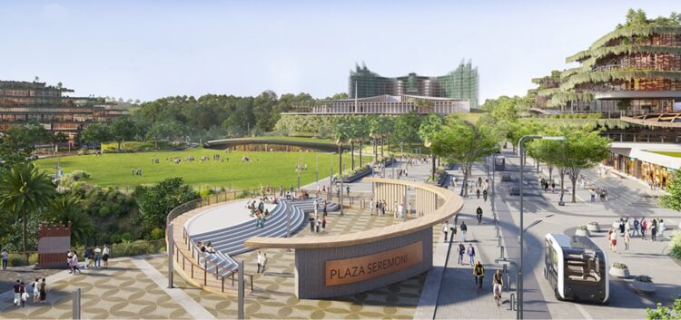 Plaza Seremoni IKN Sudah Rampung
