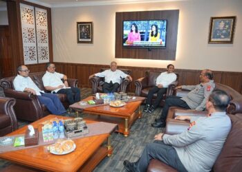 Plt Kepala Otorita IKN Bertemu Kapolda Kaltim, Ini yang Dibicarakan