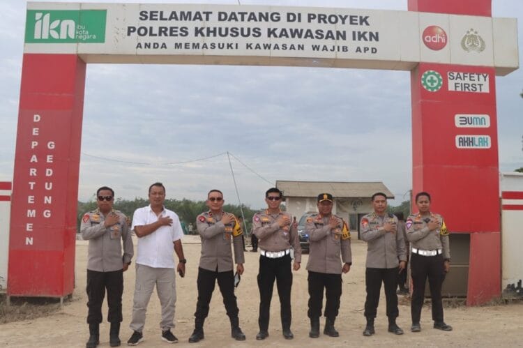 Wakapolda Kaltim Tinjau Persiapan Lapangan Upacara HUT Ke-79 RI di IKN