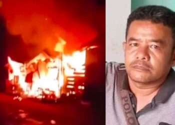 Terbakar? Dibakar?