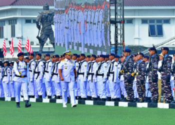 TNI Angkatan Laut menyiapkan kapal-kapal angkut landing platform dock (LPD) untuk mengangkut pasukan ke Ibu Kota Nusantara (IKN). Foto: Dok/TNI AL