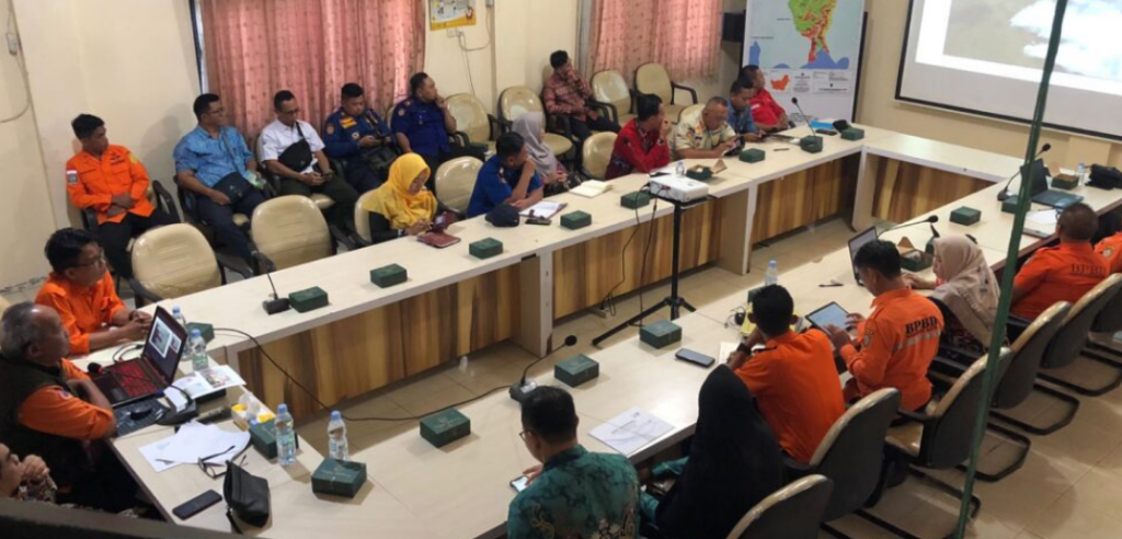 Rapat Koordinasi Persiapan Penanganan Darurat Bencana Kebakaran Hutan dan Lahan di Kabupaten Kotawaringin Timur, Kamis 4 Juli 2024. Foto: BPBD Kotim