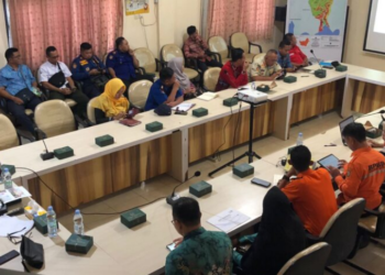 Rapat Koordinasi Persiapan Penanganan Darurat Bencana Kebakaran Hutan dan Lahan di Kabupaten Kotawaringin Timur, Kamis 4 Juli 2024. Foto: BPBD Kotim
