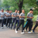 Anggota TNI AU Kosek IKN melakukan pembinaan fisik, Rabu 4 Juli 2024. Foto: TNI AU
