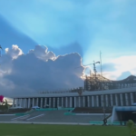 Penampakan lapangan upacara di depan Istana Garuda IKN, Senin 8 Juli 2024. Foto: Instagram