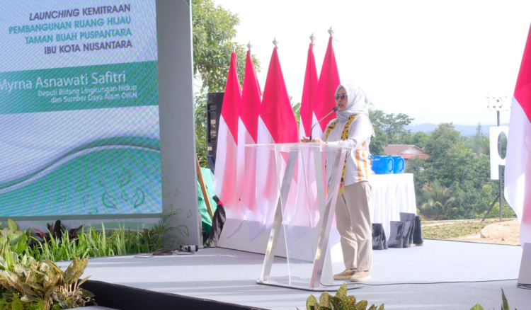 Deputi Bidang Lingkungan Hidup dan Sumber Daya Alam Otorita IKN, Myrna Safitri. Foto: Humas OIKN