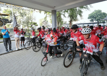 Pesepeda Wanadri Goes to IKN untuk rayakan HUT RI di IKN, Minggu 21 Juli 2024. Foto: Pemprov Jabar