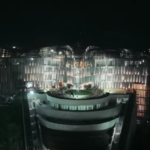 Topping Of puncak tertinggi Sayap Kanan Gedung Presiden IKN. Foto: Youtube