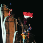 Topping Of puncak tertinggi Sayap Kanan Gedung Presiden IKN. Foto: Youtube