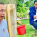 Jokowi di IKN (kiri) apakah akan kembali menyebar kodok seperti saat menempati Istana Bogor 2016 silam (kanan). Foto: Setpres. Kolase: Iknpos.id