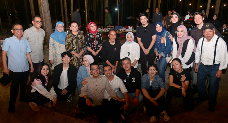 Influencer diajak melihat progres pembangunan IKN, Minggu 29 Juli 2024. Foto: Setpres