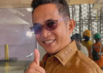 Wali Kota Balikpapan Rahmad Mas'ud saat tiba di Istana Garuda IKN, Senin 29 Juli 2024.