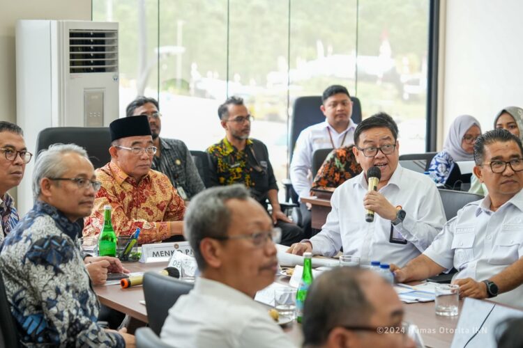 Begini Suasana Rapat Pertama Menko PMK – Otorita IKN di Kantor Kemenko 1