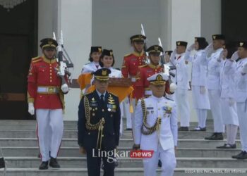 Pelaksanaan Kirab Pengembalian  Bendera dari IKN ke Monas Dimulai