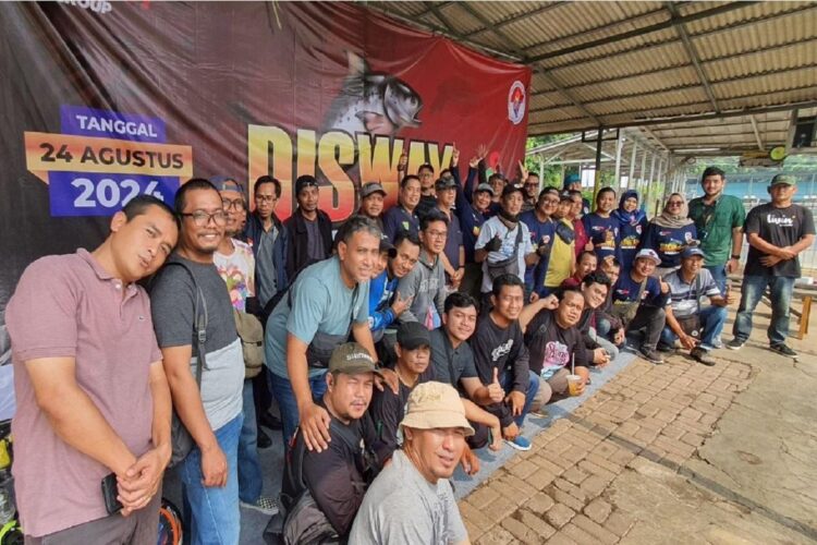 Disway Group Gelar Lomba Mancing Antar Wartawan se-Jabodetabek