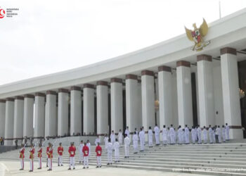 Momen Bersejarah, Duplikat Bendera Pusaka Disimpan di Istana Negara IKN