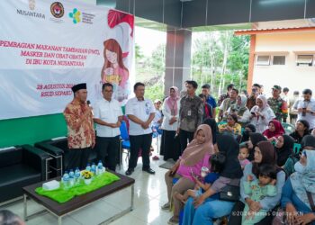 Cegah Stunting, Otorita IKN Bagikan Makanan dan Obat-Obatan Gratis untuk Warga Sepaku